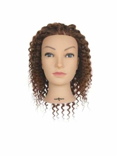 Testina riccia media, castano medio