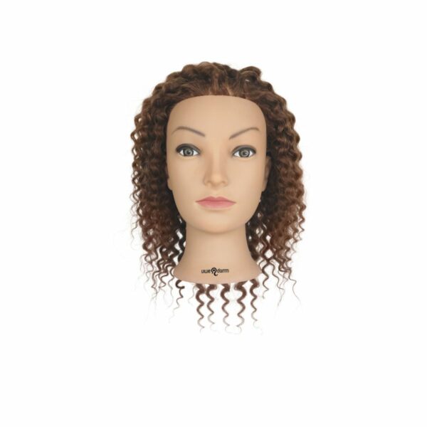 Testina riccia media, castano medio