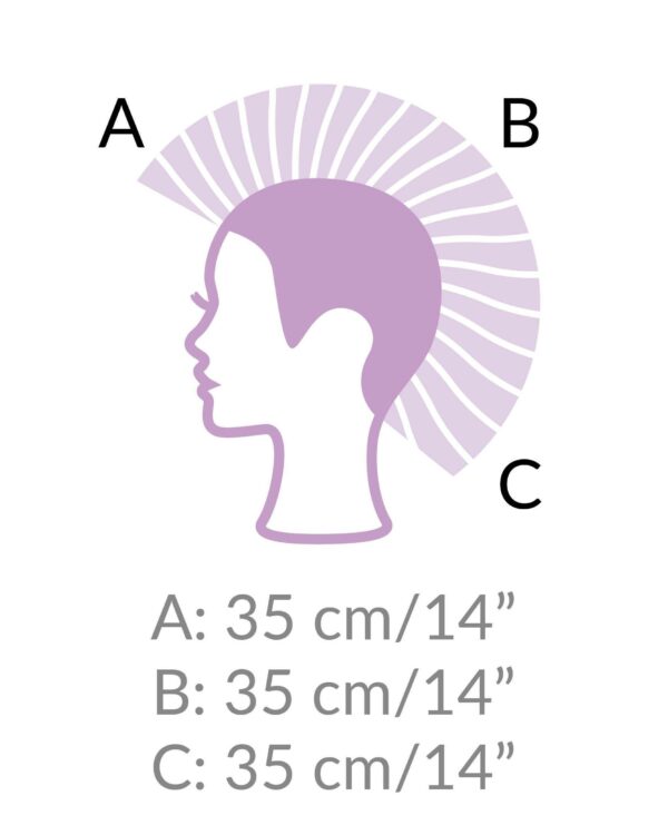 Testina riccia piccola, castano medio - immagine 2