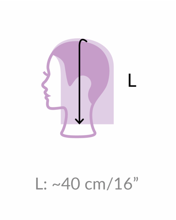 Testina riccia grande, castano medio - immagine 2