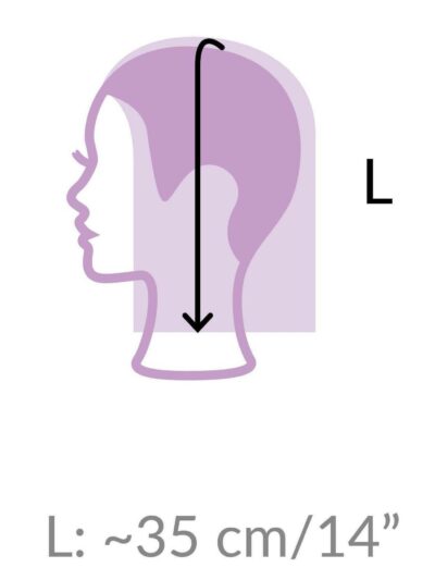 Testina Sandra, castano chiaro